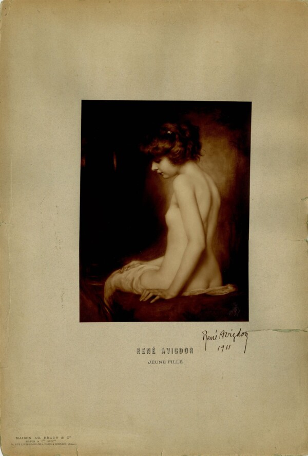 Rene Avigdor, Jeune fille 1911
