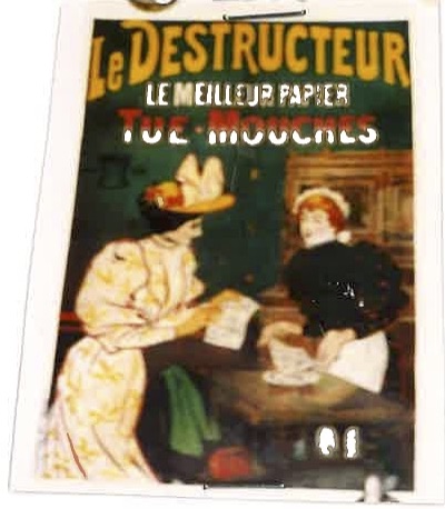 destructeur papier tue mouches