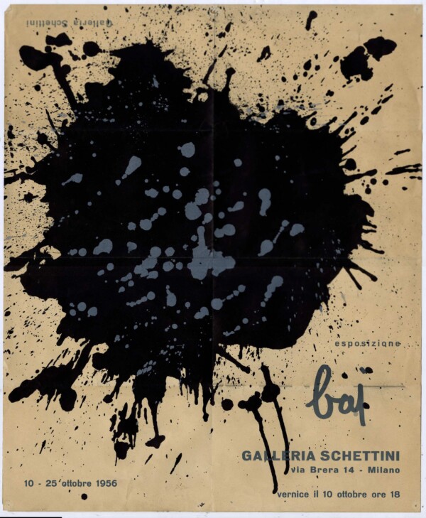 Enrico Baj Gallerie Schettini 1956