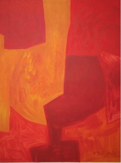 Serge Poliakoff Lithographie 1977