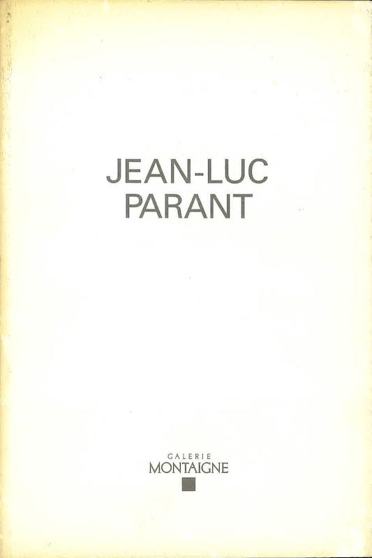jean luc parant montaigne 1991