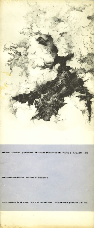 Bernard Schultze Daniel Cordier