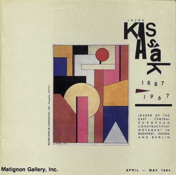 Lajos Kassak matignon