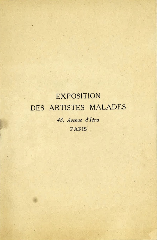 exposition artistes malades max bine iena