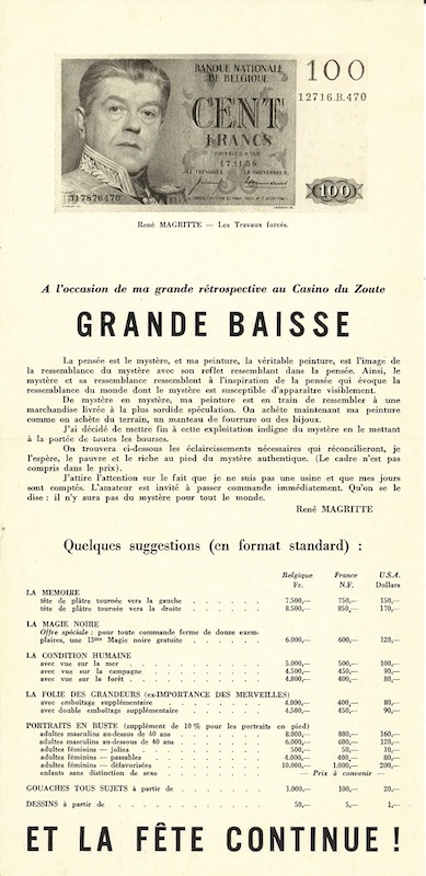 marcel marien magritte grande baisse