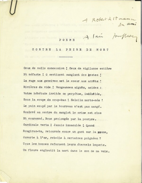 jouffroy poeme contre peine mort