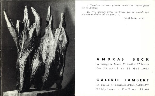 andras beck galerie lamber