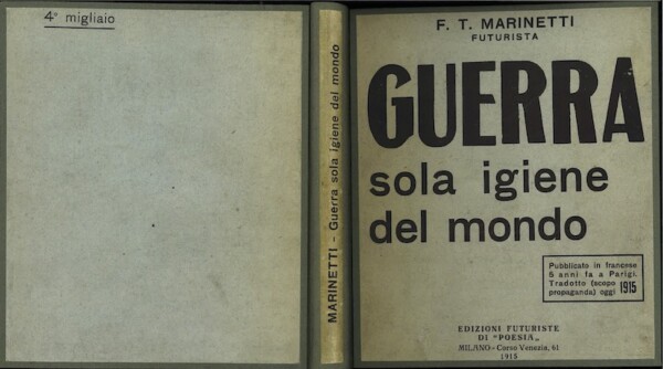 marinetti guerra sola igiene 1915