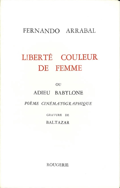 arrabal liberte couleur femme