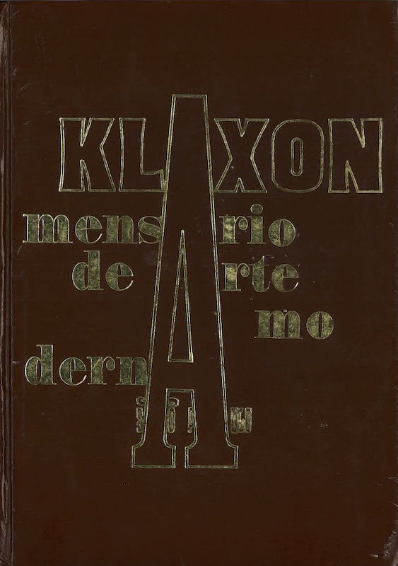 klaxon mensario de arte moderna