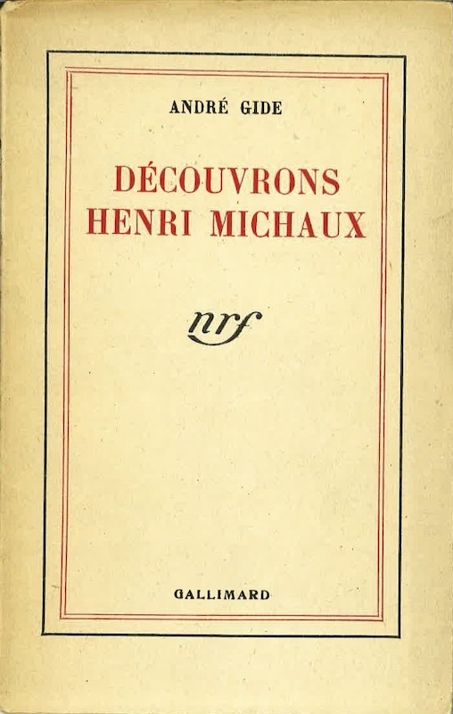 andre gide decouvrons henri michaux