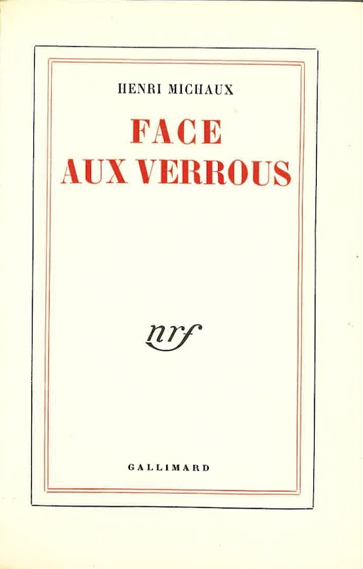 henri michaux face verrous