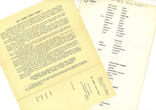 qui apres paul fort breton dossier