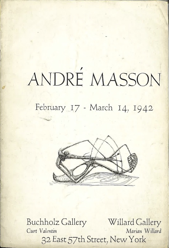 andre masson buchholz willlard 1942