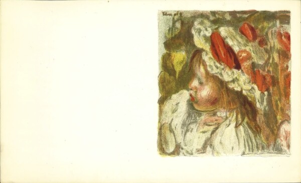 renoir petrides fille chapeau voeux