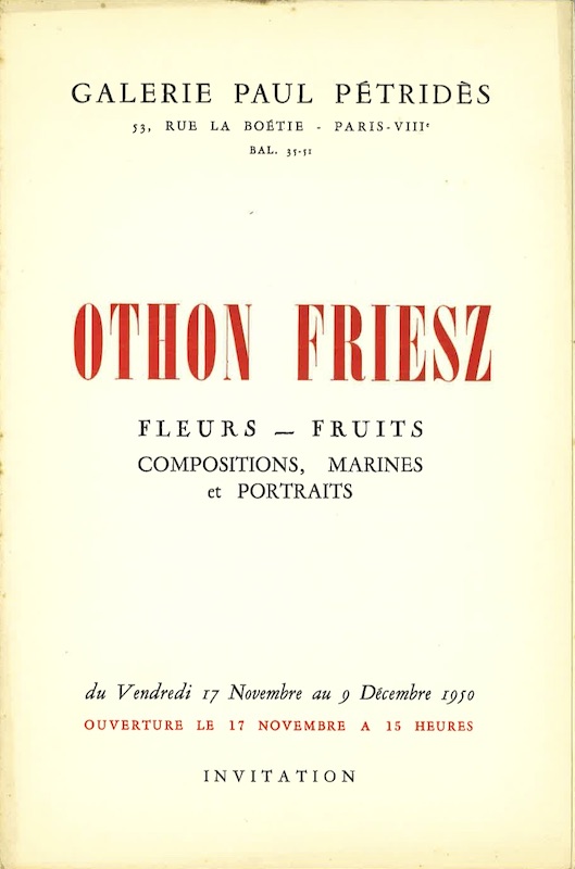 othon friesz petrides