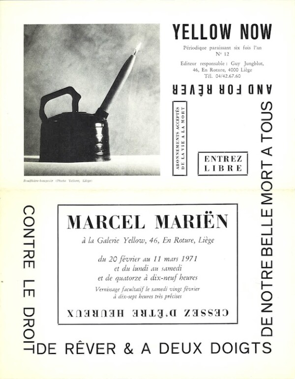 marcel marien yellow liege 1971