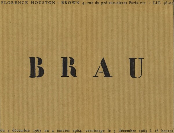 brau, florence houston brown 1963