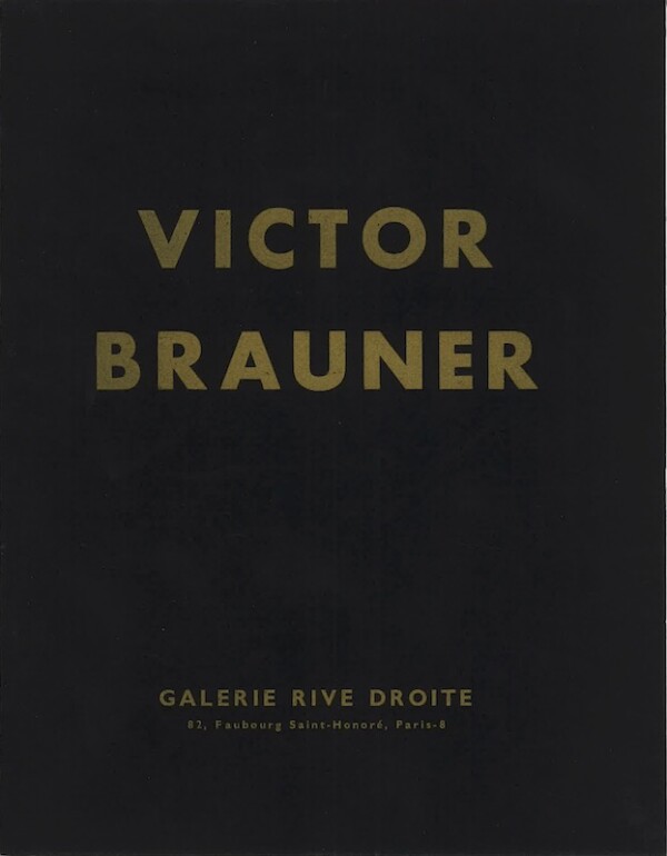victor brauner rive droite 1957