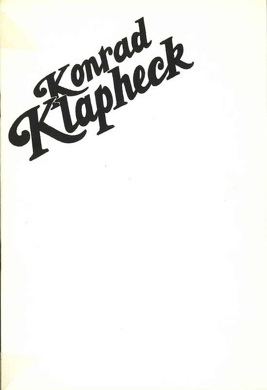 konrad klapheck sonnabend 1965