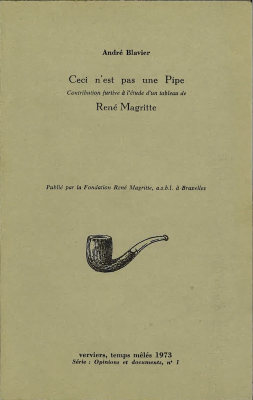 andre blavier ceci n'est pas une pipe