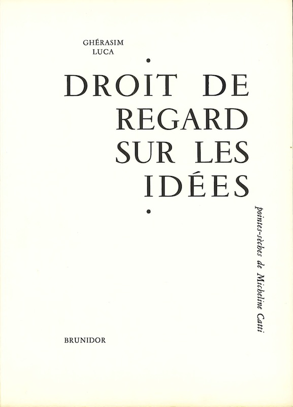 luca droit de regard brunidor