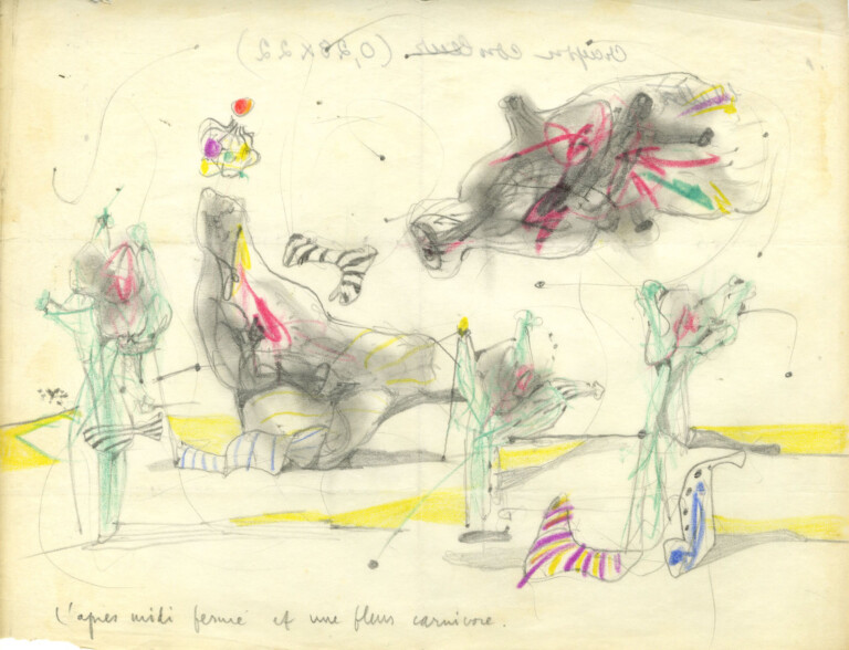 Roberto Matta L'apres midi ferme et une fleur carnivore