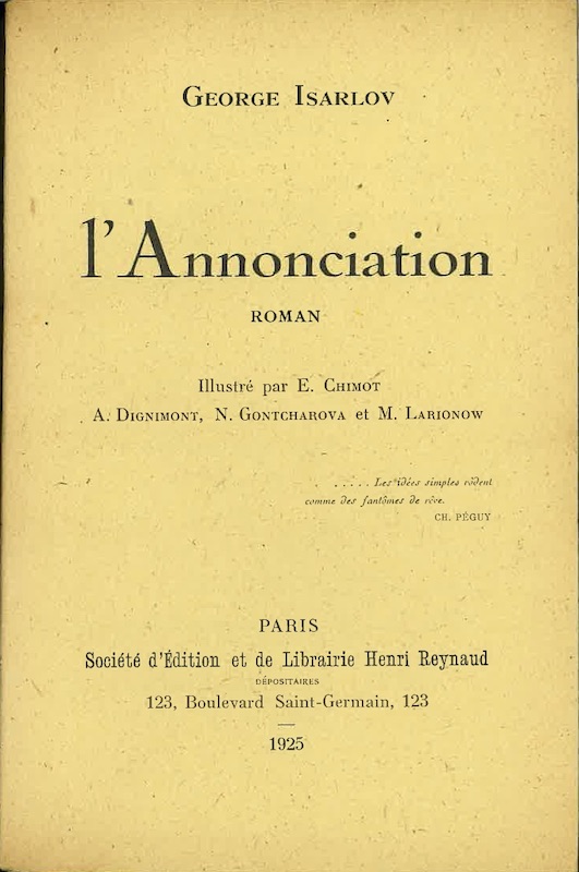 george isarlov annonciation