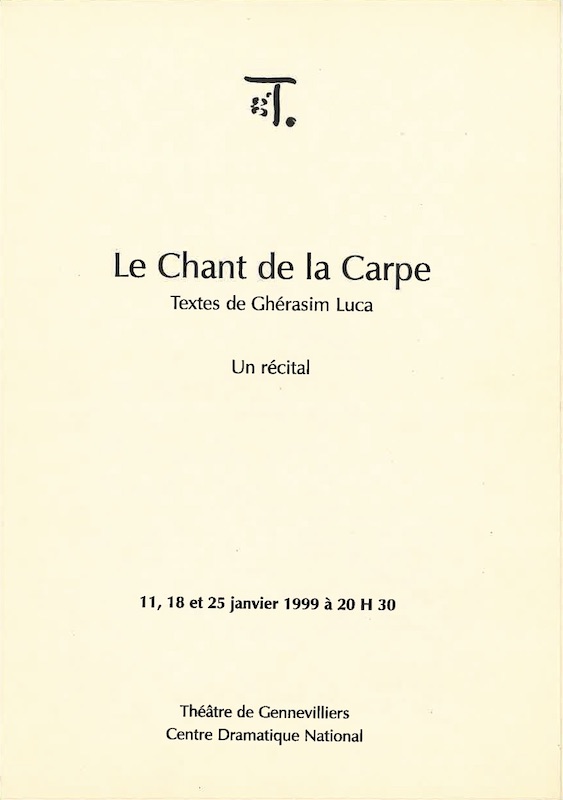 luca chant carpe gennevilliers