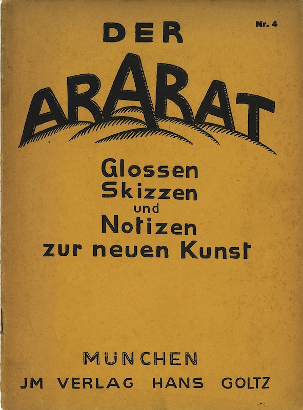 der ararat munchen goltz janvier 1920