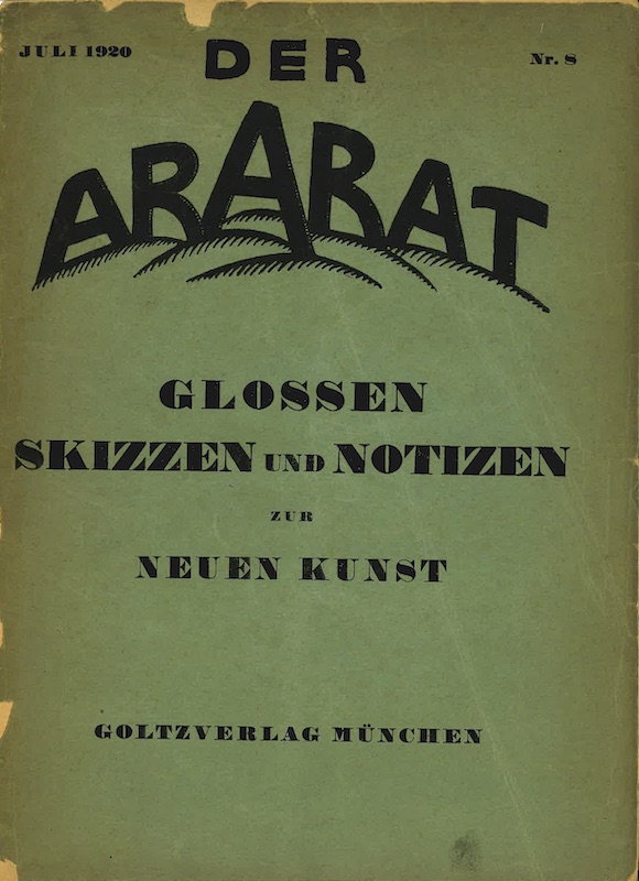 der ararat glossen skizzen juillet 1920