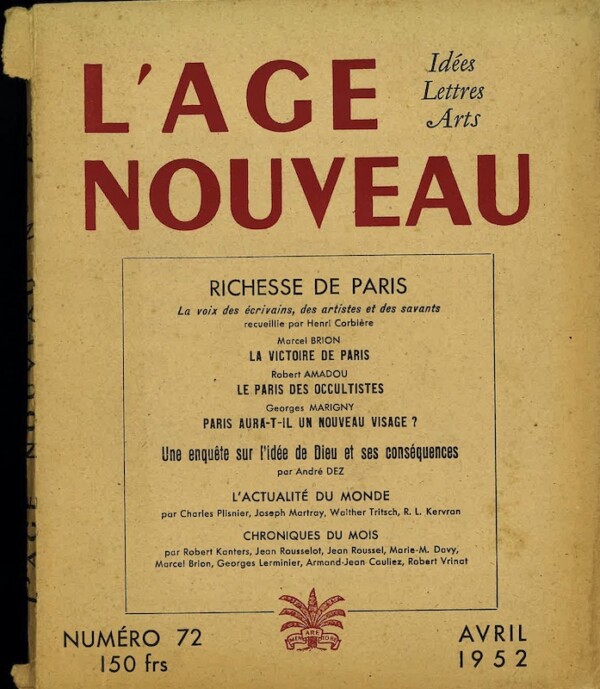 revue age nouveau marcello fabri 72