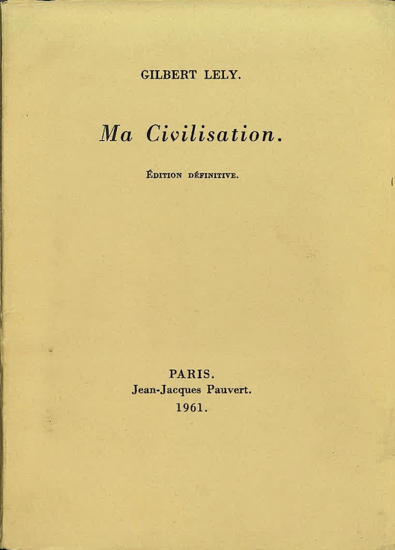 gilbert lely pauvert 1961