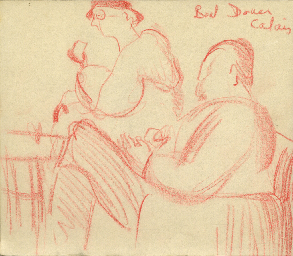 Leonora Carrington, Sans titre, Boat Dover Calais