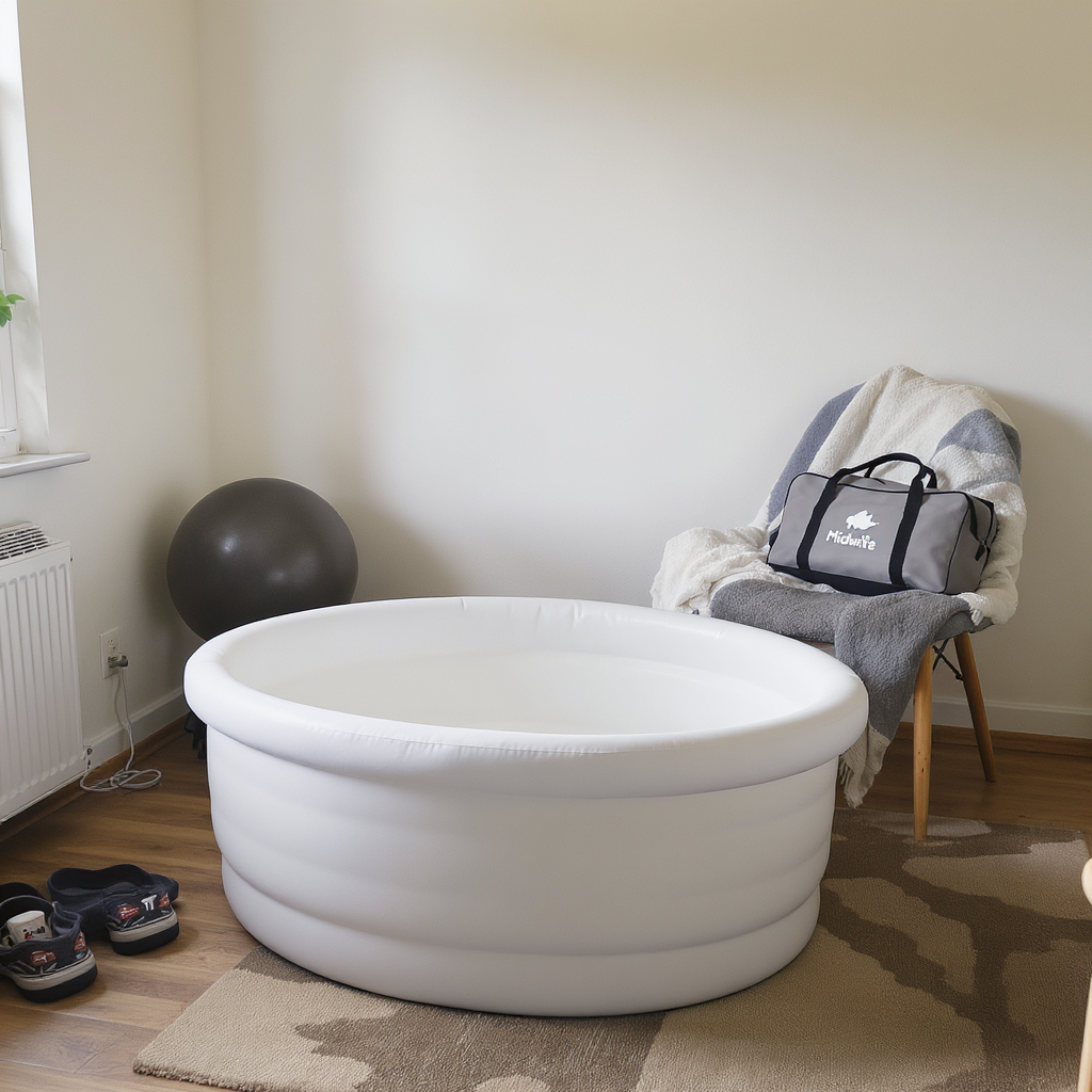 Espace préparé pour accouchement à domicile