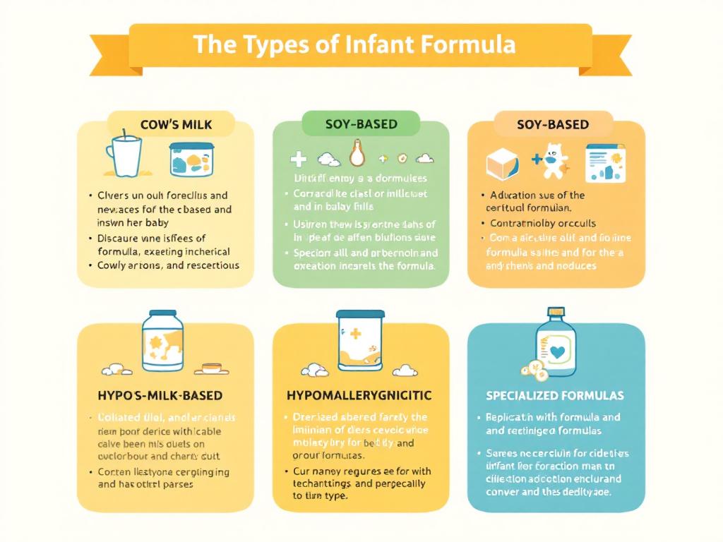 Types of infant formula and how they differ