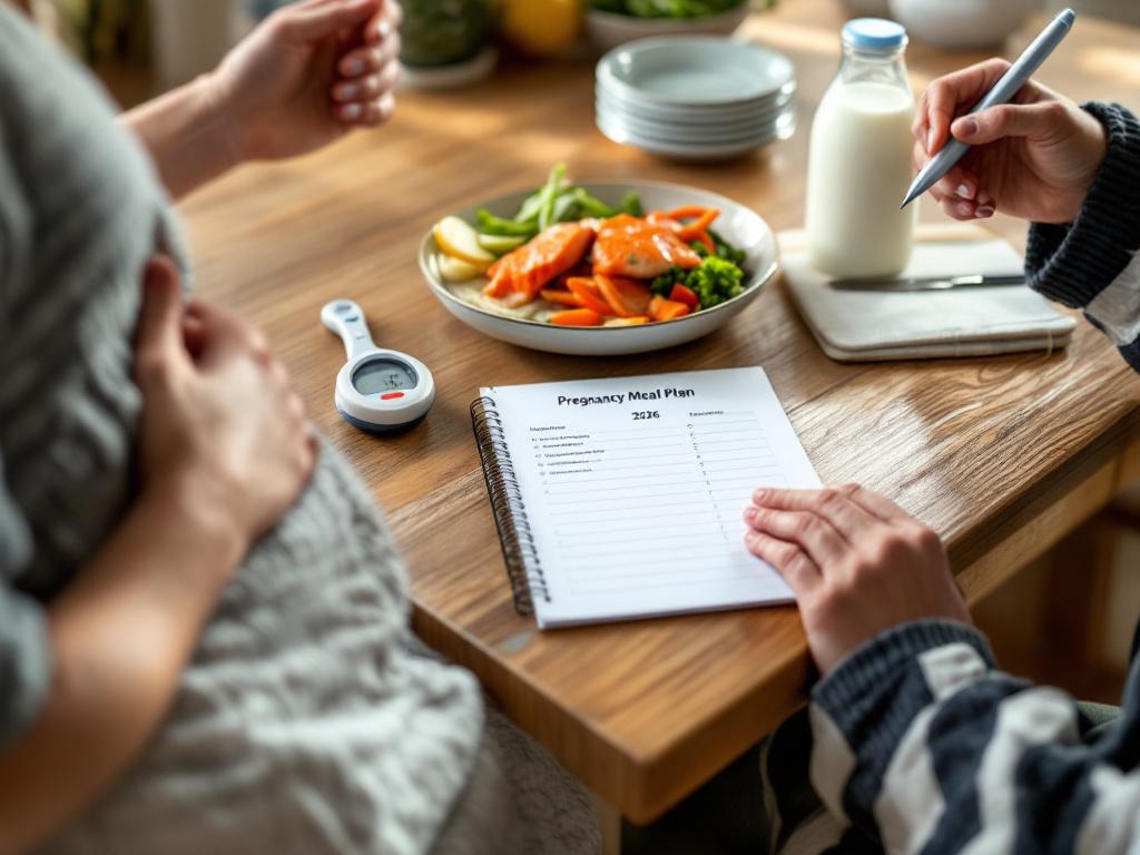 Tableau alimentaire grossesse 2026 : portions, limites & planning