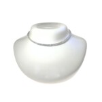 Collier Estelle-3mm Zircones Rondes